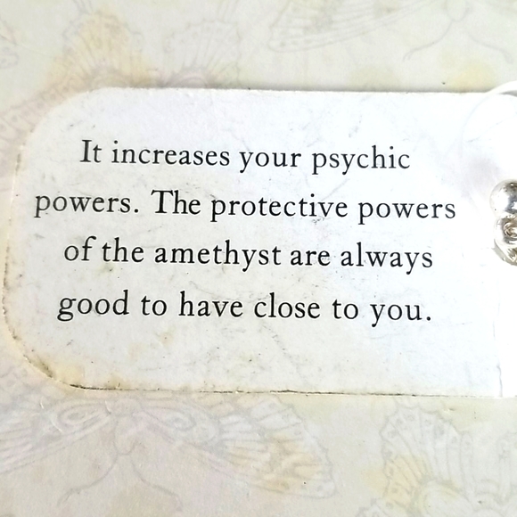 Amethyst Boho Clarity Silver Tone Pendant Ball Bead Chain Necklace - Picture 7 of 10